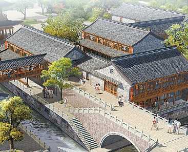 某古建閣樓工程建筑施工圖(含效果)免費(fèi)下載 - 園林古建